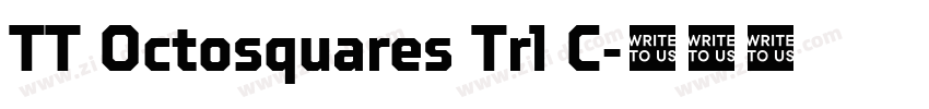 TT Octosquares Trl C字体转换
